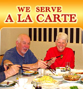 We Serve A La Carte