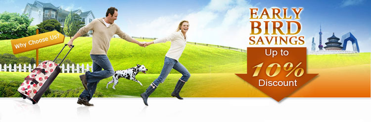 Early Bird Savings up to 10% Discount
