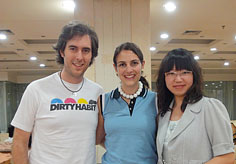 Our customers Mr. Ivan Alonso & Ms. Maria Cristina Aparicio with our Travel Counsultant Nicole