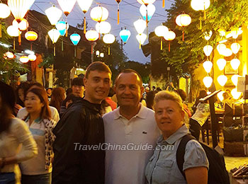 Our clients in the Hoian Ancient Town