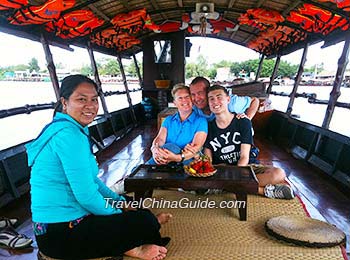 Cruise tour on Mekong River