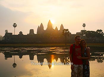 Angkor Wat at sunrise