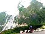 Cycling out of the Tiger Leaping Gorge