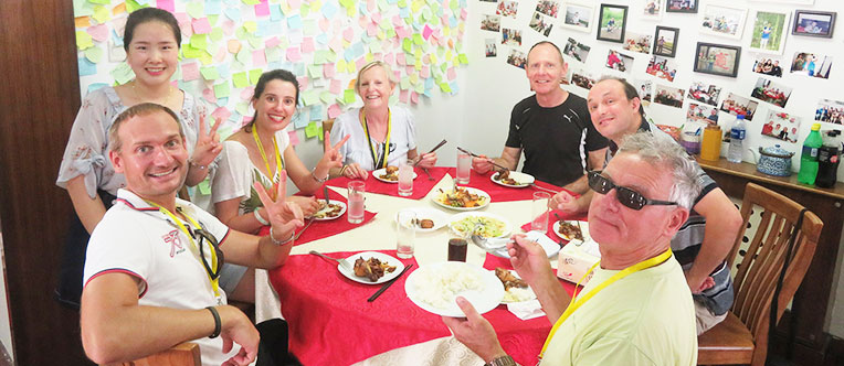 Enjoy an authentic home-cooked meal at a local family visit