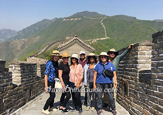 Our group at Mutianyu Great Wall