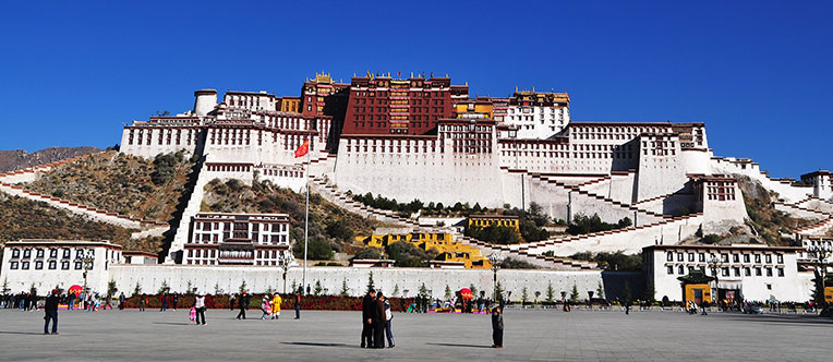 Visit Potala Palace, the largest and most complete palace complex in Tibet