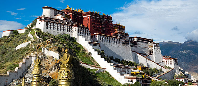 Admire the sacred Potala Palace from a distance