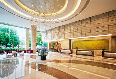 Lobby of the Sheraton Shanghai Hongkou Hotel