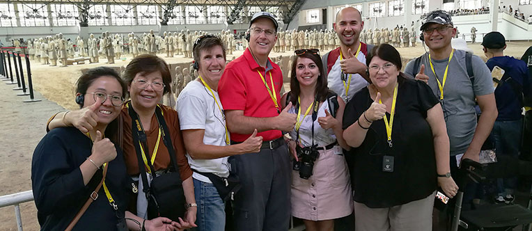 Our group at the Terracotta Army