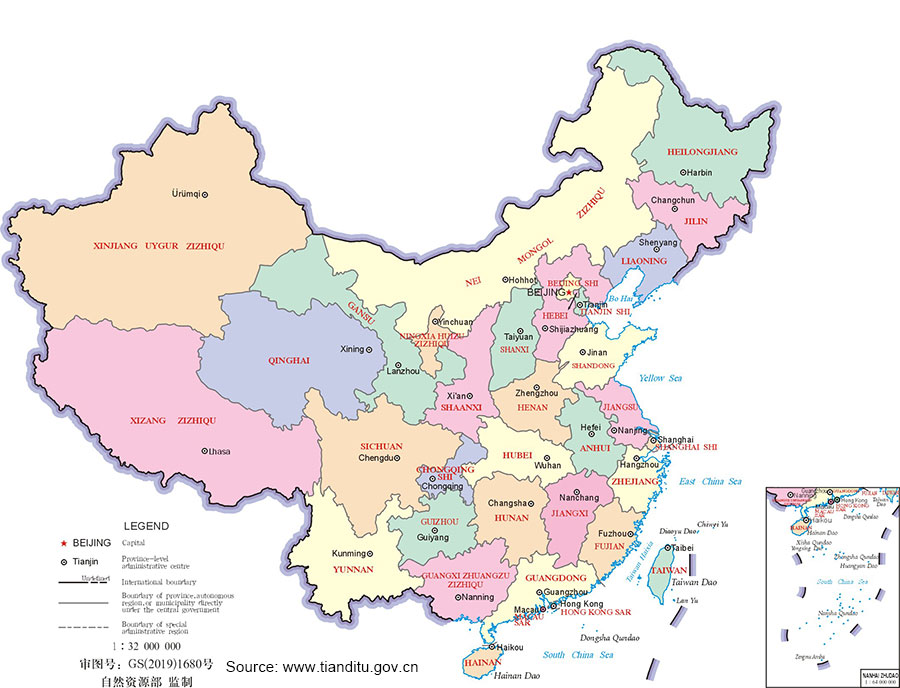 map of china with cities labeled Map Of China Maps Of City And Province Travelchinaguide Com map of china with cities labeled