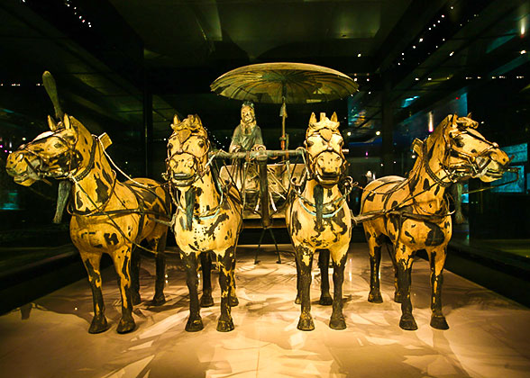 Bronze Chariots and Horses
