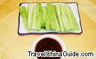 Cold Dish: 202, Cucumber with Bean Paste  CNY8.00