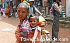 Sales mother and child, Kathmandu