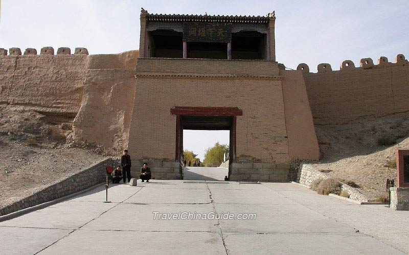 Old-aged gate tower
