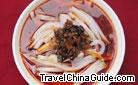 Cold Dish: 201, Bean Jelly Noodles with Dace Sauce  CNY16.00