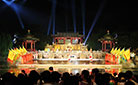 The music performance of Song of Eternal Regret held in the evening at the Huaqing Hot Springs.