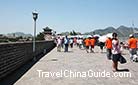 The majestic Shanhaiguan Pass attracts many visitors at home and abroad.