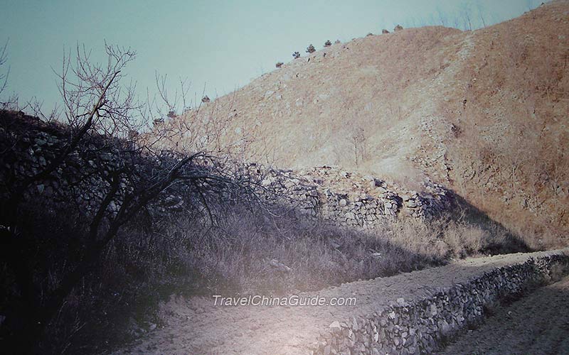 Ruins of Great Wall of the Qi State, Tai'an City, Shandong Province