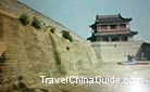 Earth-built and brick-surfaced wall, Shanhaiguan Pass, Qinhuangdao City, Hebei Province