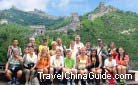 Our group on Badaling Great Wall, Beijing
