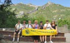 Our clients toasting on the Badaling Great Wal