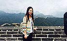 Vera on Badaling Great Wall, Beijing
