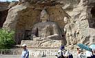 The seated statue of Sakyamuni of Cave 20 is 13.7 meters (45 feet) high, which is the representative statue of Yungang Caves.