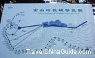 The Guide Map of Jinshanling Great Wall