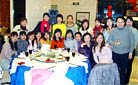 An elite sales team of TravelChinaGuide - TCG New Year's Party in 2006
