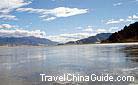Yarlung Tsangpo is the largest river in Tibet with broad river valley and slight inclination of river bed.