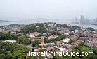 A bird's eye view of Gulangyu Island, Xiamen