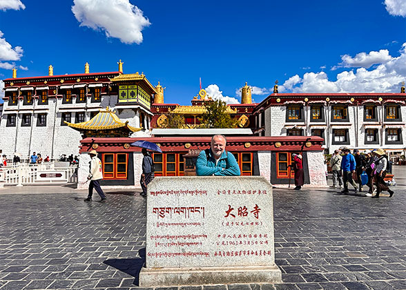 Our Guest at Jokhang Temple