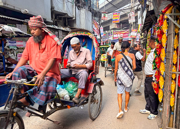 Busy Dhaka Alley