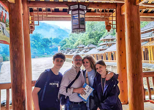 Our Guests at the Dong Village