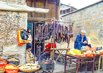 Local market in Guizhou