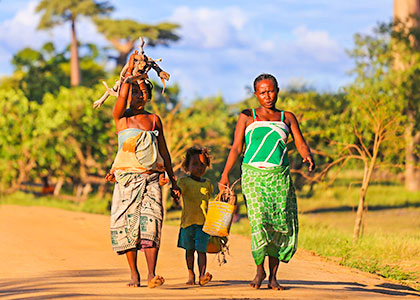 Local people in Madagascar