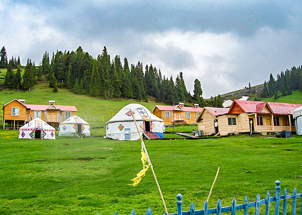 Yurts in Kyrgyzstan