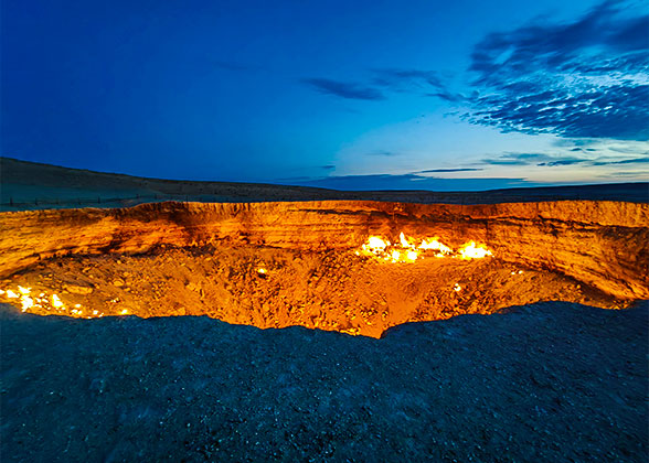 Darvaza Gas Crater, Darvaza