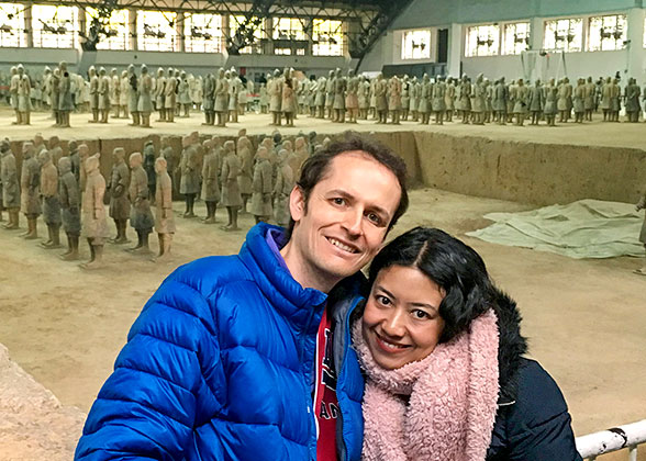 Our Guests at the Terracotta Army