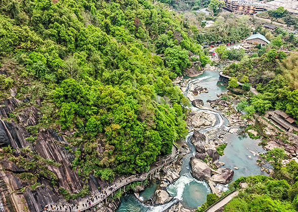 Natural View in Wangxian Valley