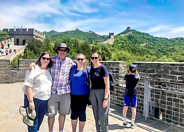 Our Guests on Mutianyu Great Wall