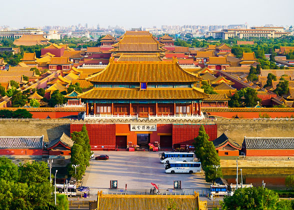 The Panoramic View of Forbidden City