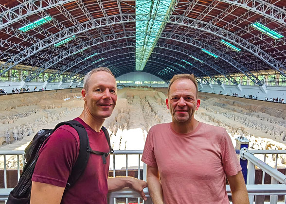 Our Guests at the Terracotta Army Museum