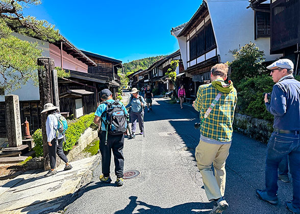 Hiking from Magome to Tsumago