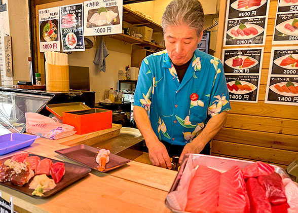 Authentic Sushi in Japan