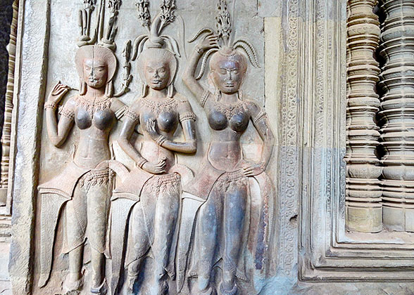 Carvings at Angkor Wat