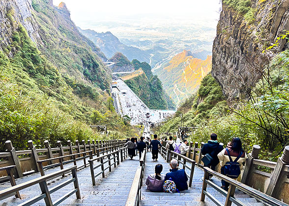 1 Day to Zhangjiajie Grand Canyon, Glass Bridge, and Tianmen Mountain