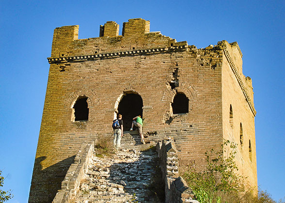 Hiking at Jinshanling Great Wall