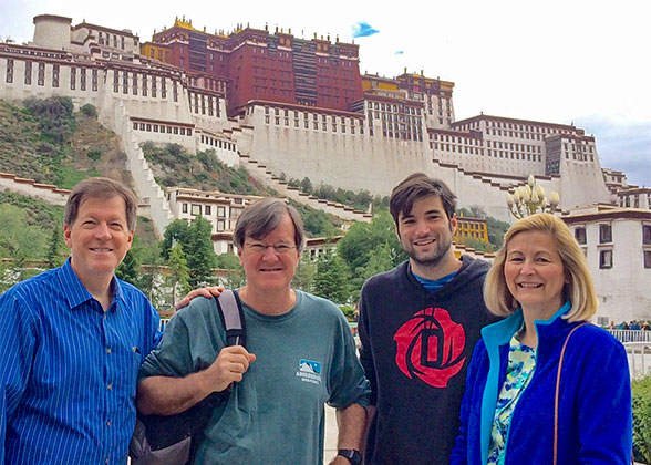 Our Guests at the Potala Palace