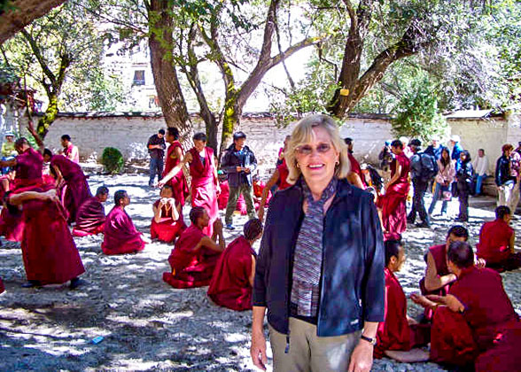 Our Guests at Sera Monastery